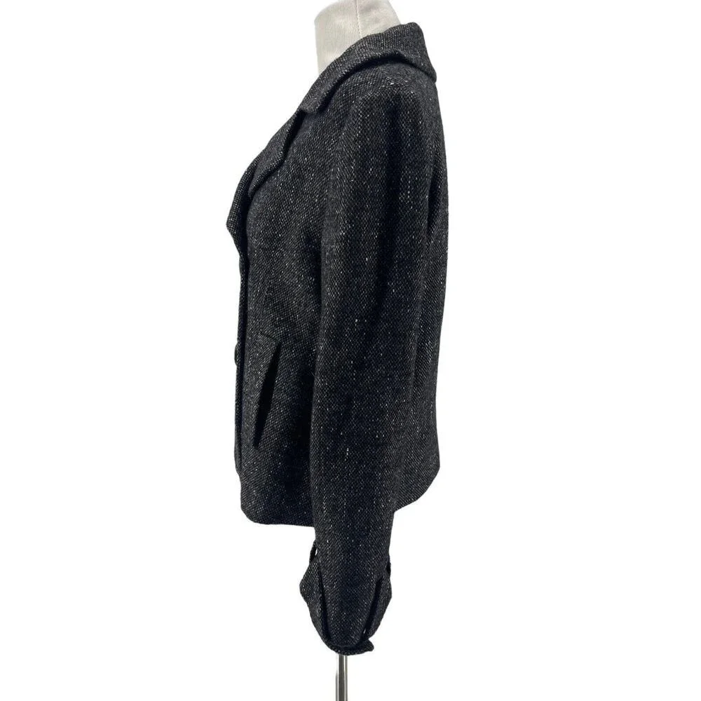 Gerard Darel Women's Wool Long Sleeve Peacoat Jacket Size 38